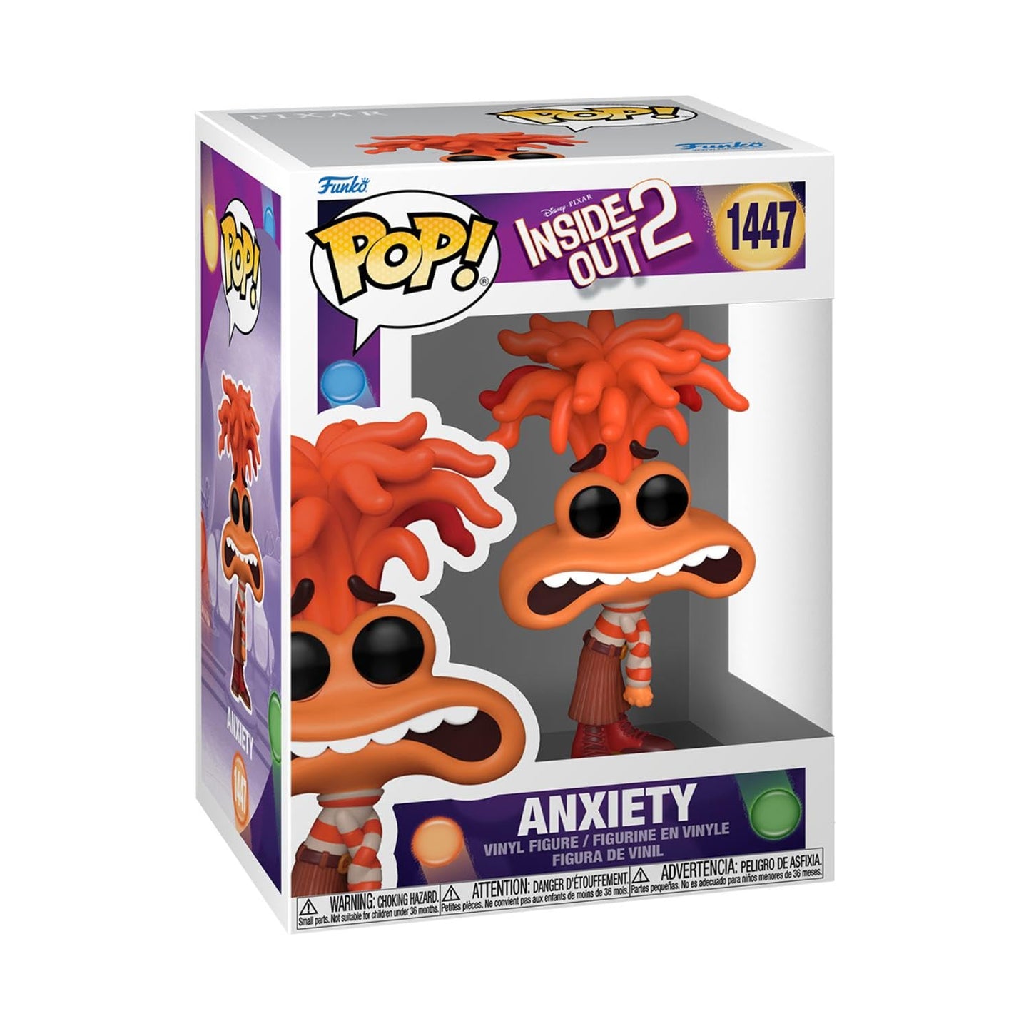 Funko POP! Disney: Inside Out 2 - Anxiety - Collectable Vinyl Figure - Gift Idea - Official Merchandise - for Kids & Adults - Movies Fans - Model…
