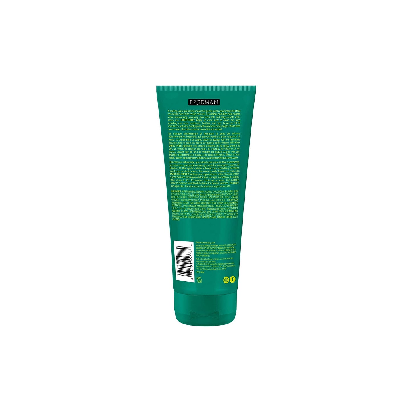 Freeman Cucumber Facial Peel-Off Mask - 6 oz
