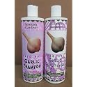 Original GARLIC Shampoo & Conditioner Set. Damaged Hair, Flaky Scalp Treatment Formula by Spanish Garden 16 oz (2 Pack) iwgl
