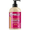 Mielle Organics Honey & Ginger Hair Gel - Styling Gel for Enhanced Curl Definition and Frizz Reduction - Enriched with Aloe & Babassu Oil to Nourish