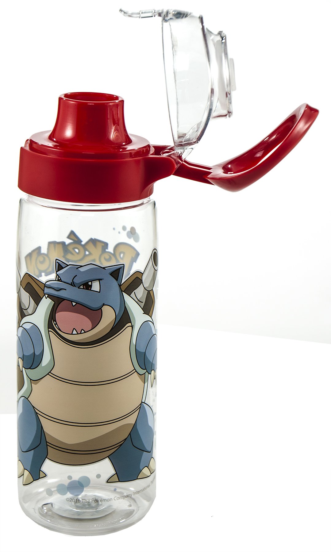 Zak 25-oz Pokemon Water Bottle with Flip-Top Cap & Carrying Loop, BPA-Free and Break Resistant (Blastoise)