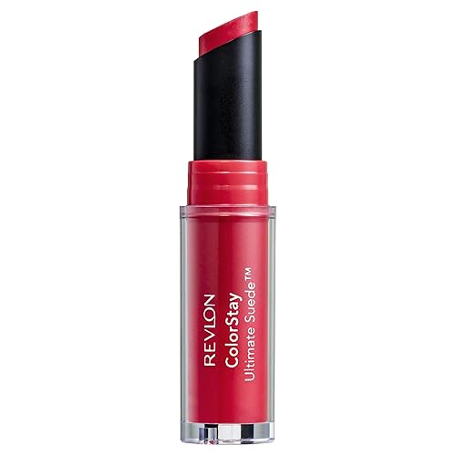 REVLON Lipstick, ColorStay Ultimate Suede Lipstick, High Impact Lip color with Moisturizing Creamy Formula, Infused with Vitamin E, 095 Finale, 0.09