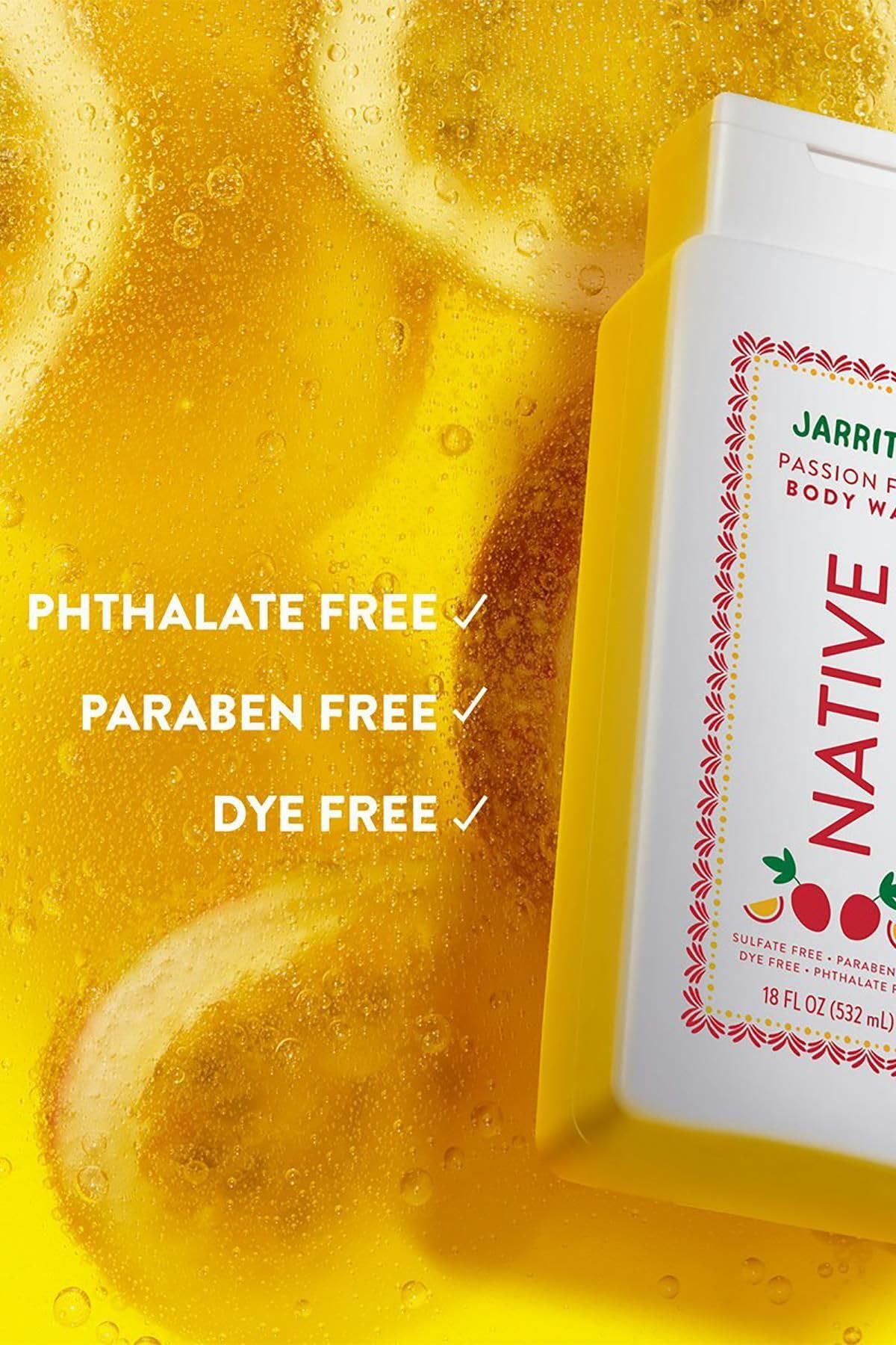 Native Limited Edition Jarritos Passionfruit Scented Body Wash - 18 fl oz Beauty & Personal Care Native