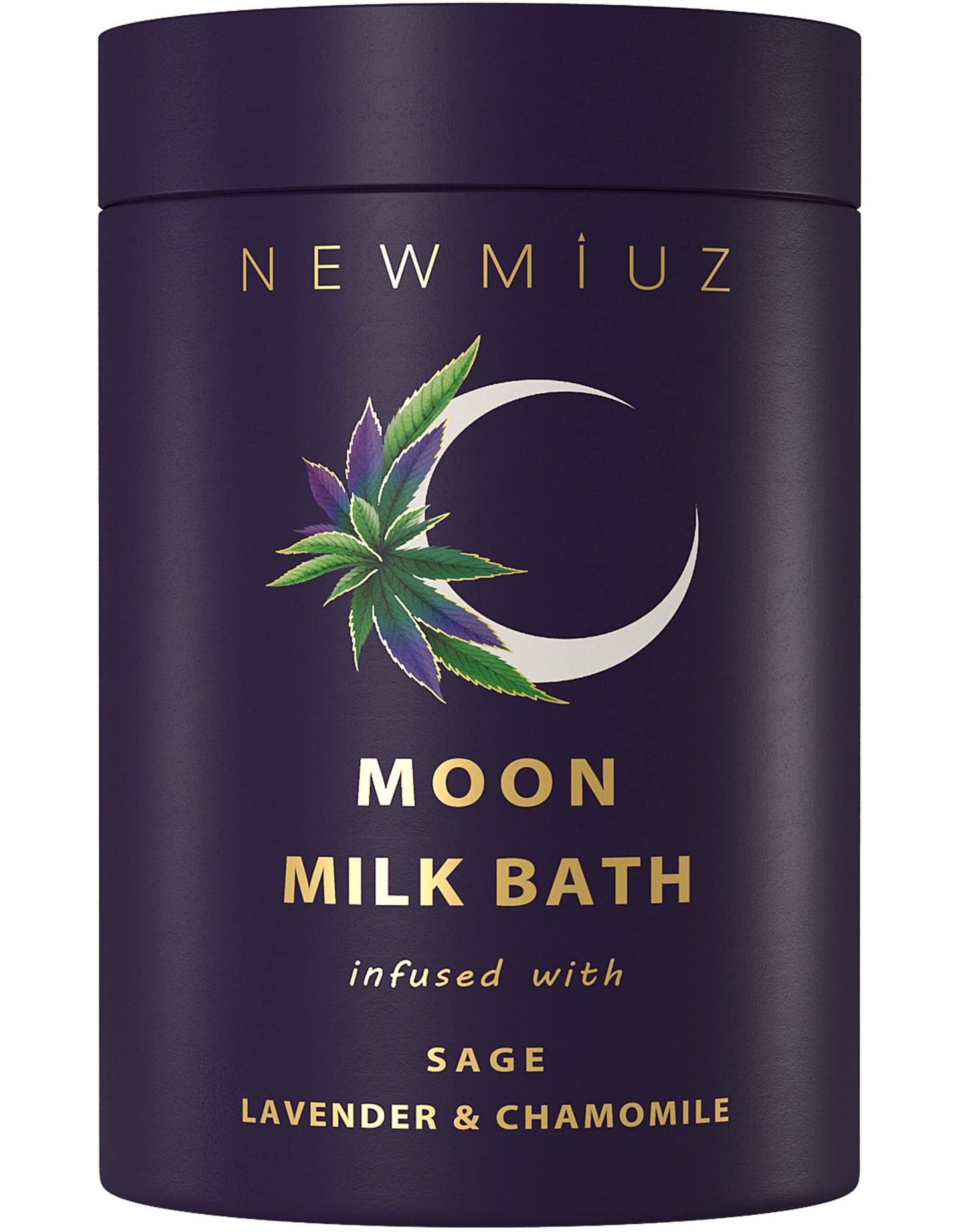 Cleansing Sage Moon Milk Bath Soak - Lavender Chamomile - Moisturize & Soften Skin Spiritual Stress Relief Gifts for Women Destress Luxury Spa Bath