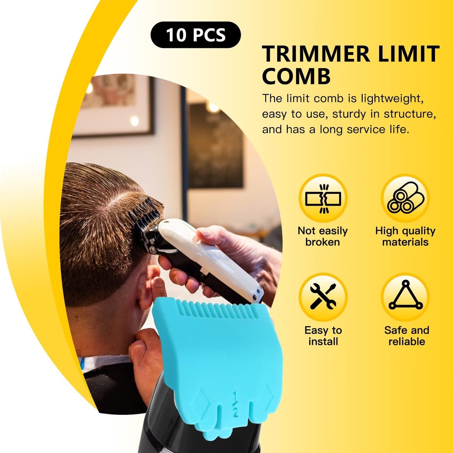 Professional Hair Clipper Guards Guide Combs,From 1/16inch to 1inch(1.5-25mm) for TPOB Slime2, Babylixx Pro FX870/ FX880/ FX825 Series, Hattekex RFC Beauty and Personal Care USonline911