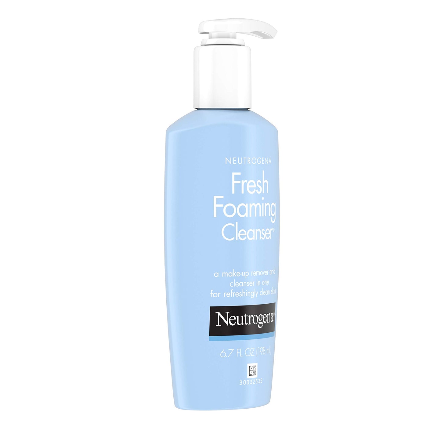 Neutrogena Fresh Foaming Gentle Daily Facial Cleanser & Makeup Remover, Soap Free, Removes Dirt, Oil & Waterproof Makeup, Non-Comedogenic