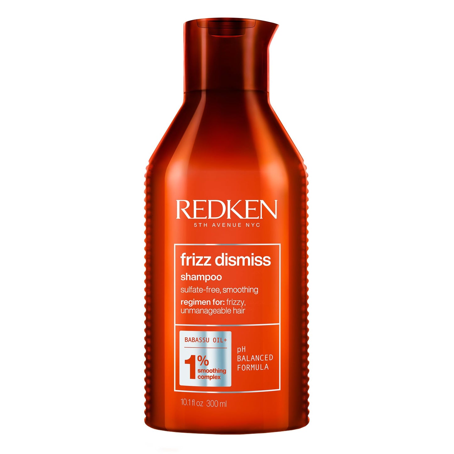 Redken Frizz Dismiss Shampoo | Sulfate Free Shampoo For Frizzy Hair | Gently Cleanses, Smooths, and Adds Shine | Weightless Long-Lasting Frizz Control