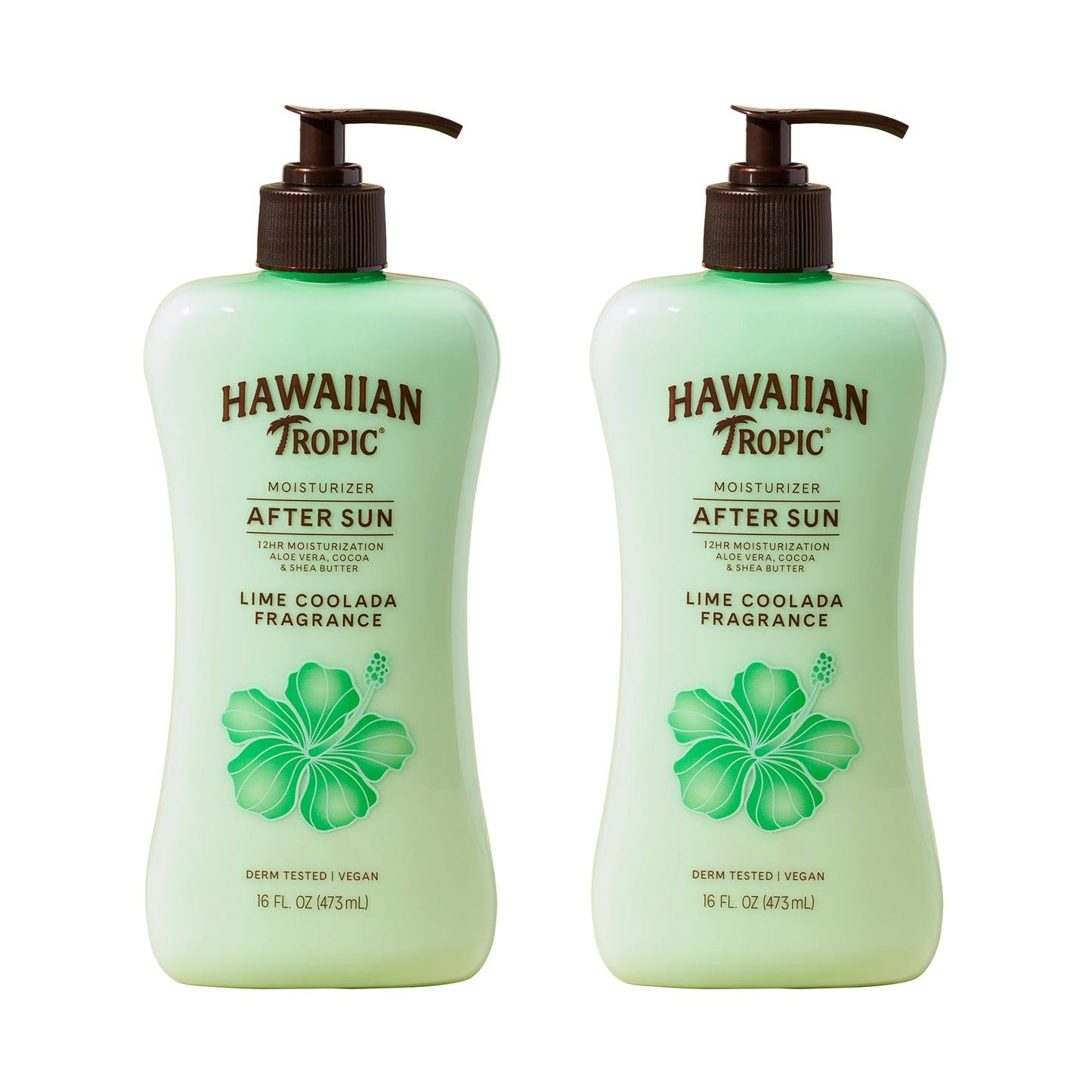 Hawaiian Tropic Lime Coolada After Sun Lotion | After Sun Care, Skin Care, Daily Moisturizing Lotion with Aloe, Cocoa Butter & Shea Butter, 16 Fl Oz