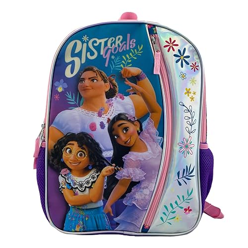 Bioworld Encanto 16 Inches Large School Backpack- Sister Goals