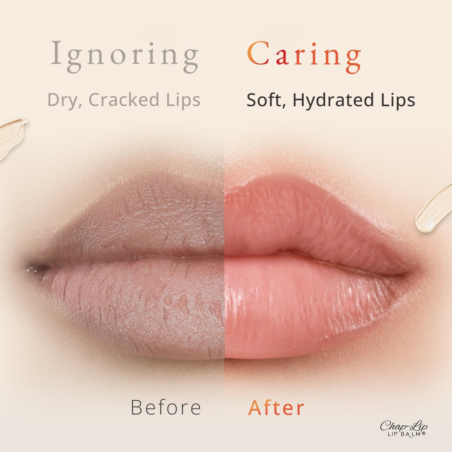 CHAP-LIP Original Lip Balm Hydrating Bulk Chap Stick with Fruit Flavors, Coconut Oil, and Cocoa Butter - Christmas Gift Stocking Stuffers Lip Therapy