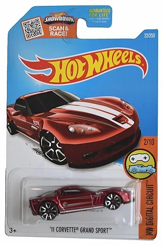 Hot Wheels '11 Corvette Grand Sport, HW Digital Circuit 2/10