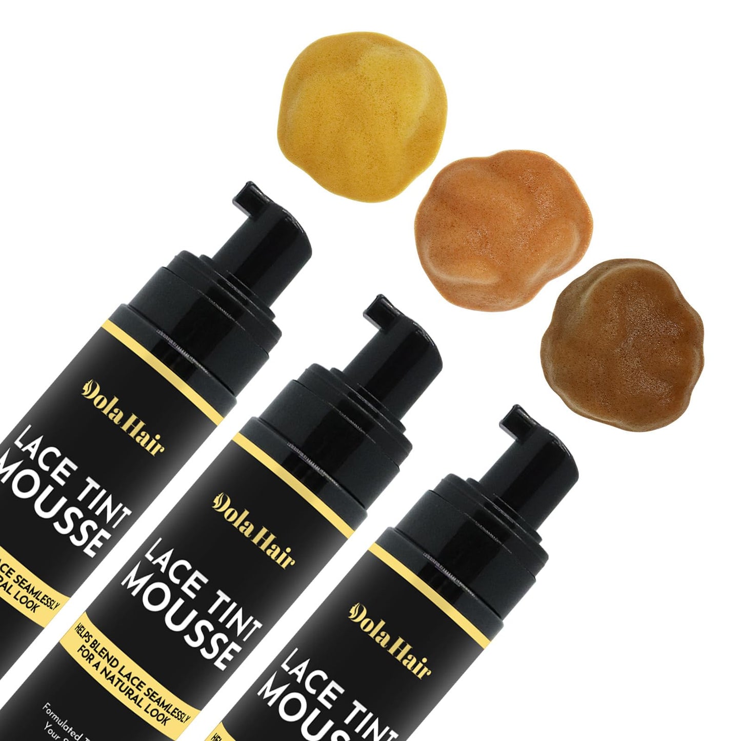 Dolahair Lace Glue Kit - Complete Set with Lace Tint Mousse, Wig Installation & Melting Spray (Dark Brown) Beauty and Personal Care Dolahair