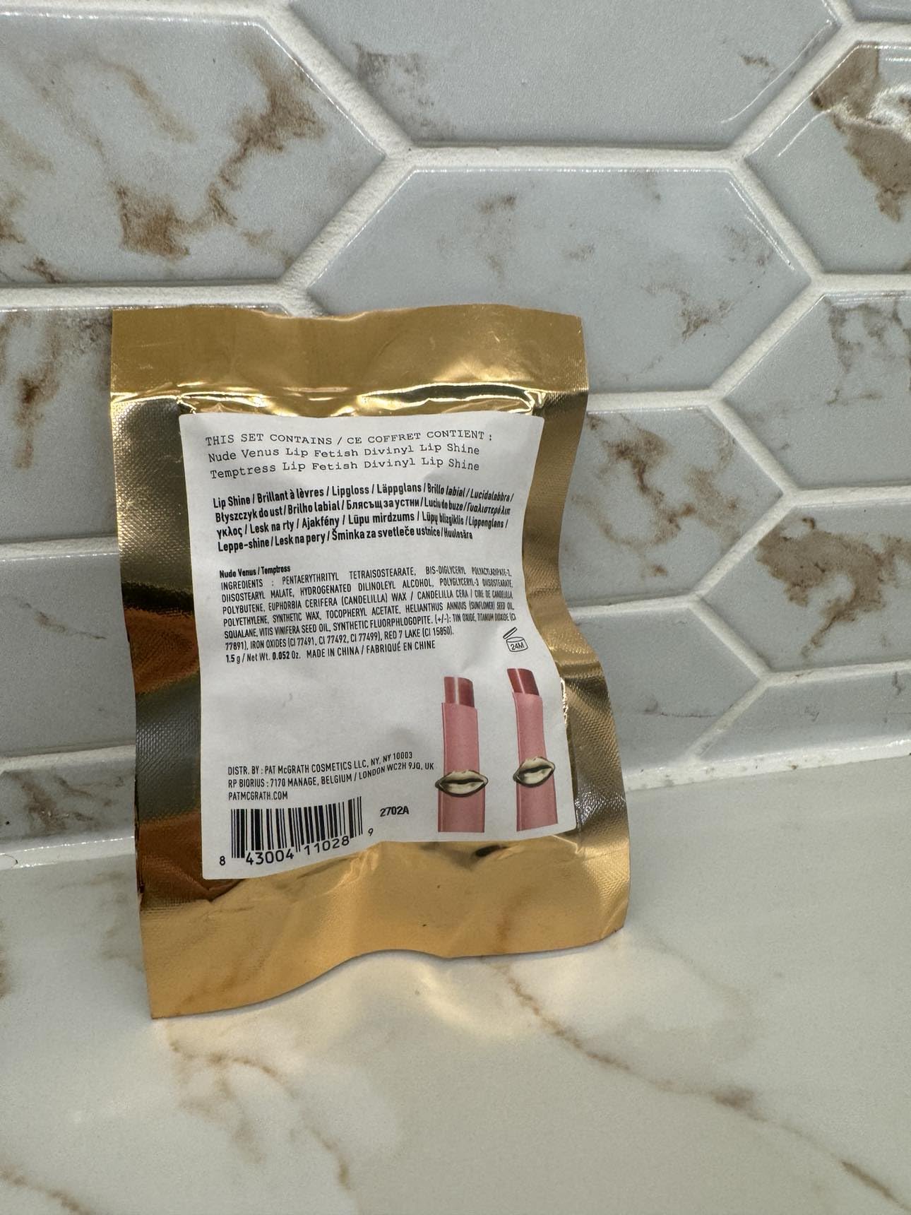 Pat McGrath Labs Mini Divinyl Lip Duo Nude Venus and Temptress