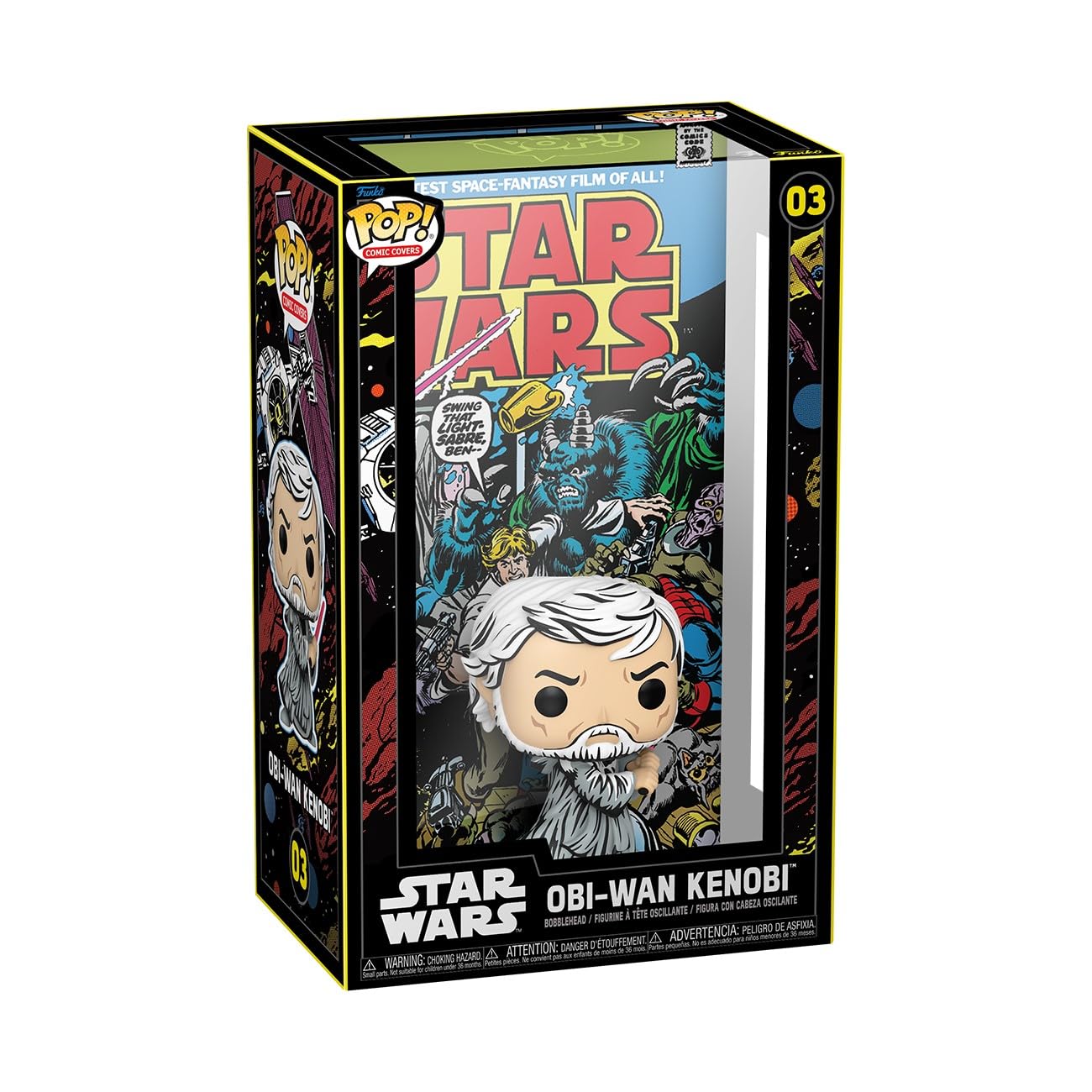 Funko Pop Comic Cover: Star Wars - OBI-Wan - Collectable Vinyl Figure - Gift Idea - Official Merchandise - Toys for Kids & Adults - Model Figure…