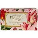 Bar Soap by Saponificio Artigianale Fiorentino- Tuscan Roseto Italian Rosa Rose Scented Soap All Natural Bath Cleanser 10.5 Ounce