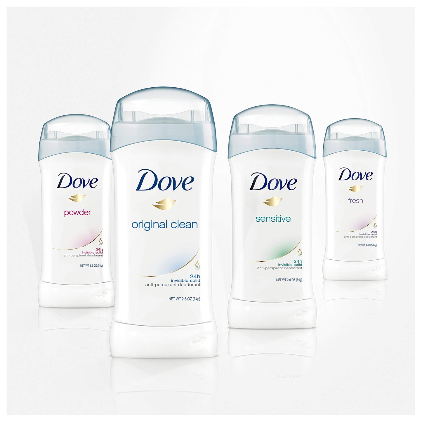 Dove Antiperspirant Deodorant, Powder, Twin Pack (4 Count of 2.6 Ounce Each), 10.4 Ounce Beauty and Personal Care Dove