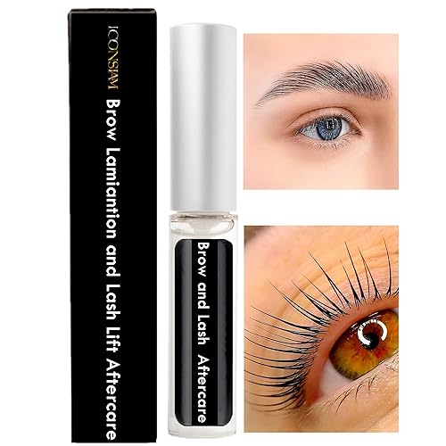 Brow Lamination and Lash Lift Nutrition Clear Eyelash Perm Aftercare Save Burning Eyelash & Eyebrow, Keratin Boost Care Fix Messy Brows/Lashes into