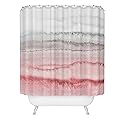 Society6 Shower Curtain - Bathroom Decor by Monika Strigel - Extra Long Fabric Shower Curtains for Bathroom, 71" x 74", Within The Tides - Rose…