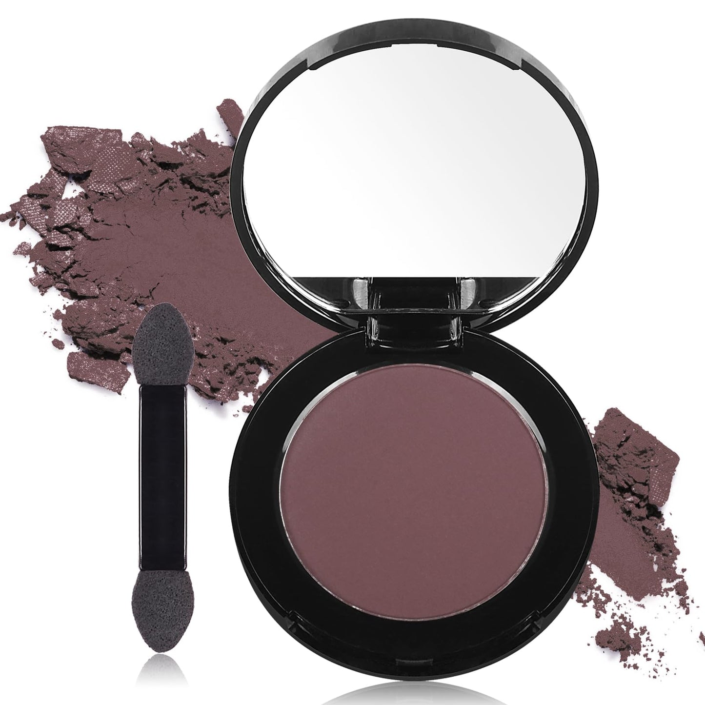 MEICOLY Velvet Plum Single Eyeshadow,Cream Matte Eye Shadow,Pressed Powder Eyeshadow,Matte Shade Eyelid Color Eye Makeup for Women and Girls,High Beauty and Personal Care MEICOLY Default Title