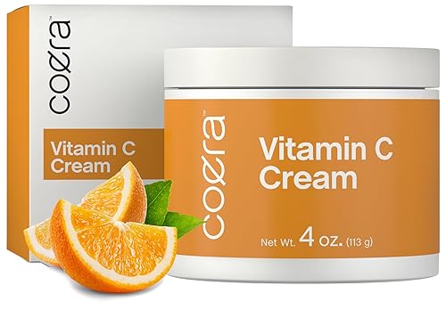 Coera Vitamin C Cream | 4oz | For Face, Dark Spots, Body, and Skin | Brightening, Hydrating, & Firming Moisturizer | Free of Parabens, SLS
