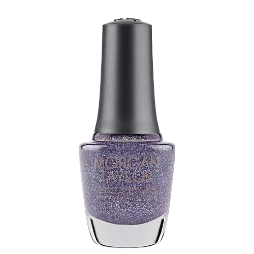Morgan Taylor Nail Lacquer (Make A Statement) Blue Sparkle Professional Lacquer, Vibrant, Chip-Resistant, Fast-Drying, Long-Lasting, High-Shine Beauty & Personal Care Morgan Taylor