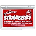 READY 2 LEARN Scented Stamp Pad | Strawberry | Red | Non-Toxic | Fade Resistant | Fun Art Supplies for Kids