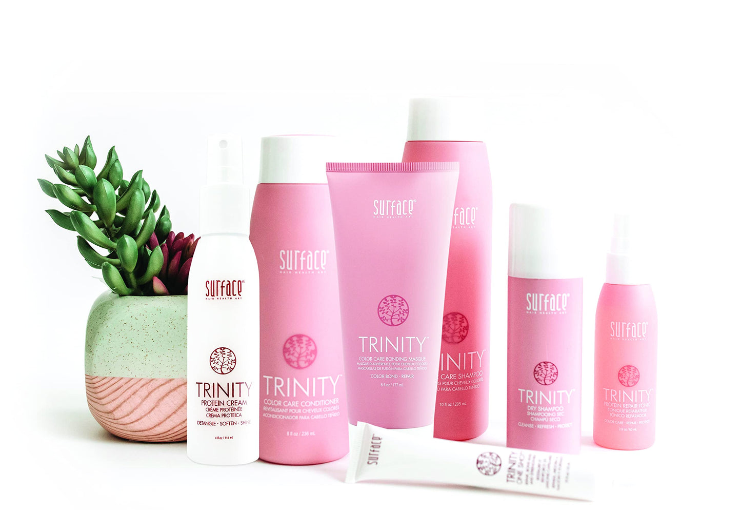 Surface Hair - Trinity Color Care One Shot Protein Repair Tonic- Cleansing, Shine, and Volume for Color Treated Hair - 6 fl oz