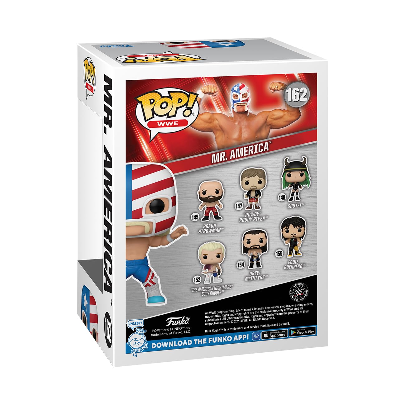 Funko POP! WWE: Mr. America - Hulk Hogan - Collectable Vinyl Figure - Gift Idea - Official Merchandise - for Kids & Adults - Sports Fans - Model…