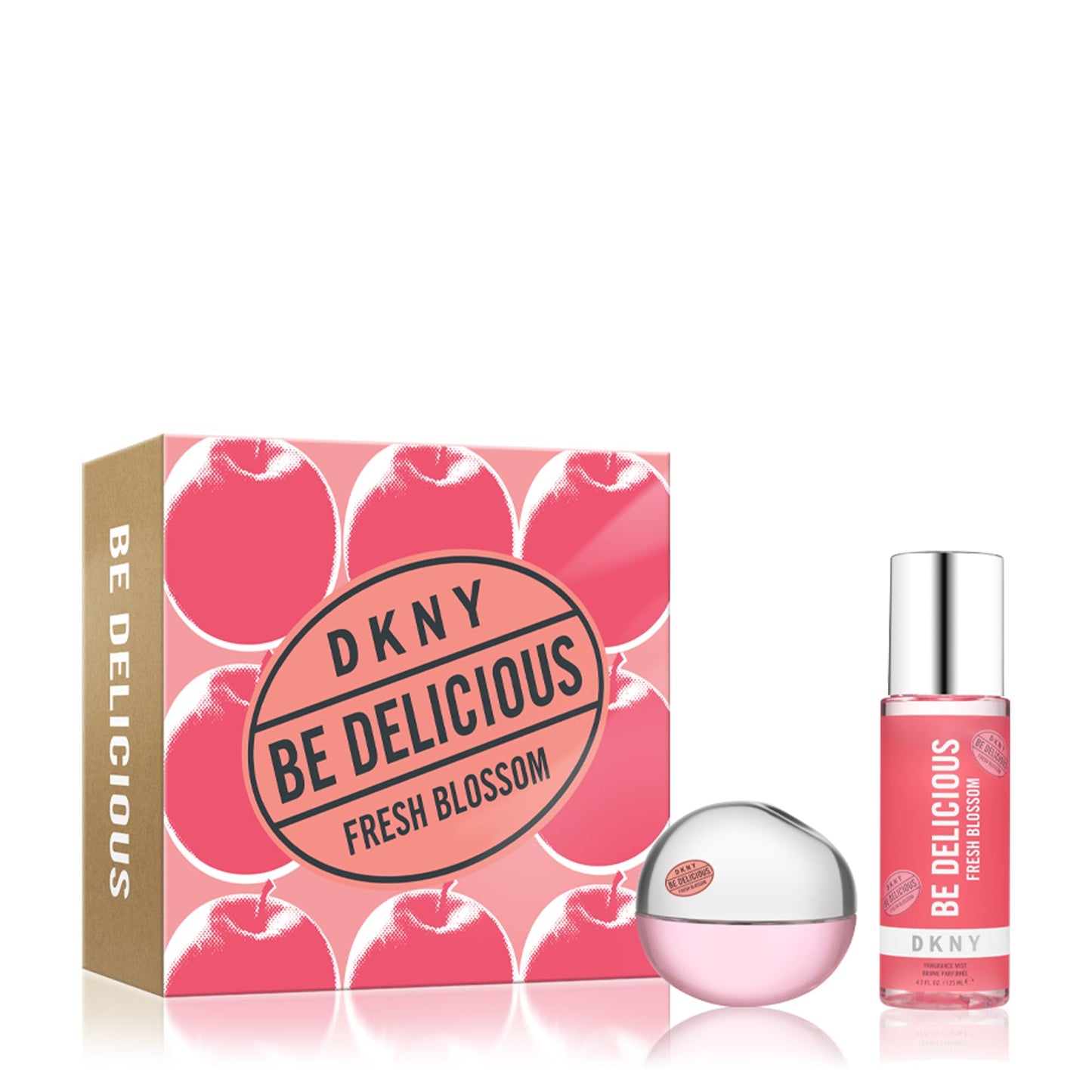 DKNY Be Delicious Fresh Blossom Eau de Parfum 2 Piece Gift Set For Women - Perfume Spray 1.0 Fl. Oz. & Fragrance Mist 4.2 Fl. Oz.