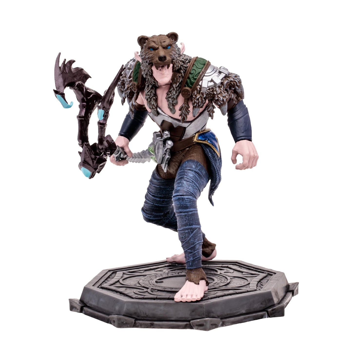 McFarlane Toys - World of Warcraft Elf: Druid/Rogue (Rare) 1:12 Scale Posed Figure