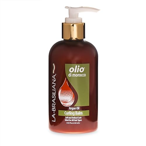 La-Brasiliana Olio Di Morocco Curling Balm, 8.45 fl.oz.