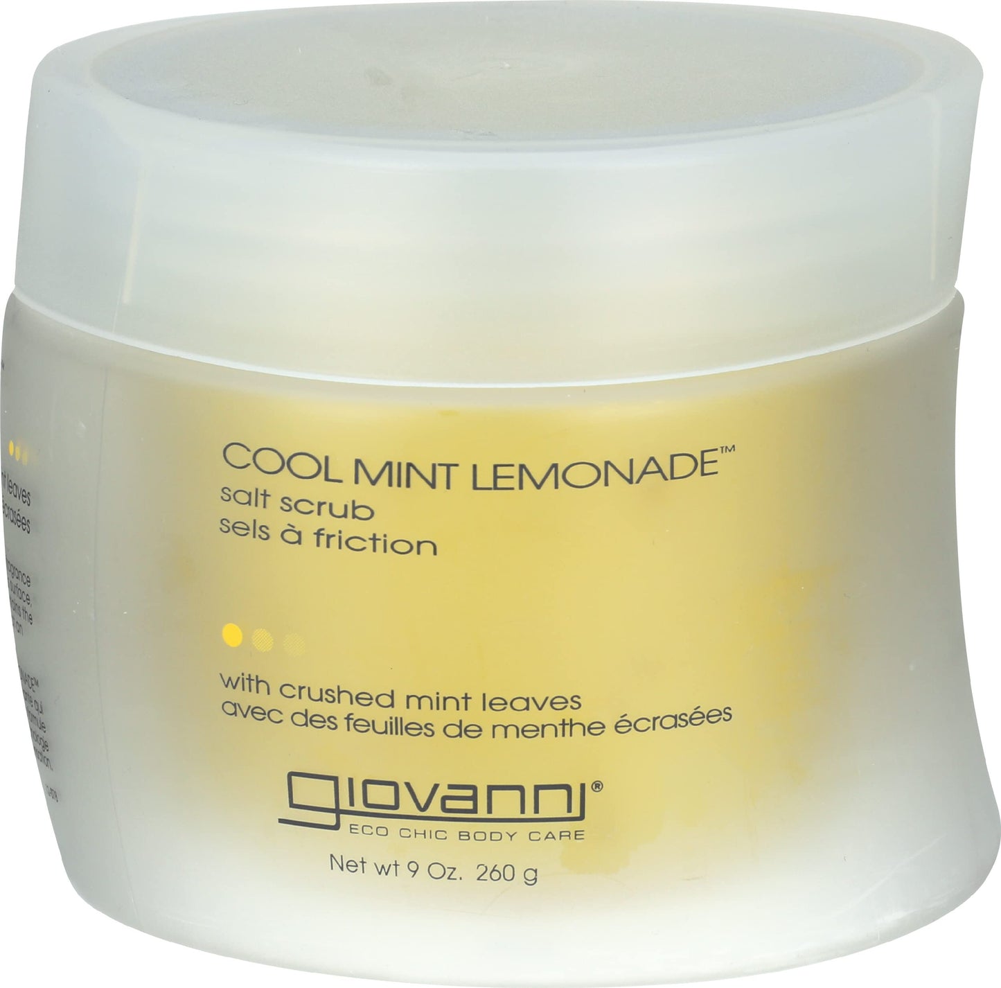 GIOVANNI Cool Mint Lemonade Salt Scrub - Salt Based Body Scrub, Gentle Body Exfoliant With Crushed Mint Leaves, Essential Oils, Aloe, Invigorating Beauty & Personal Care GIOVANNI