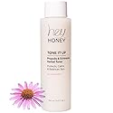 Hey Honey Tone It Up Facial Toner with Propolis Echinacea & Niacinamide | Soothes Skin Redness Hydrates & Restores Skin Barrier | Alcohol-Free Toner