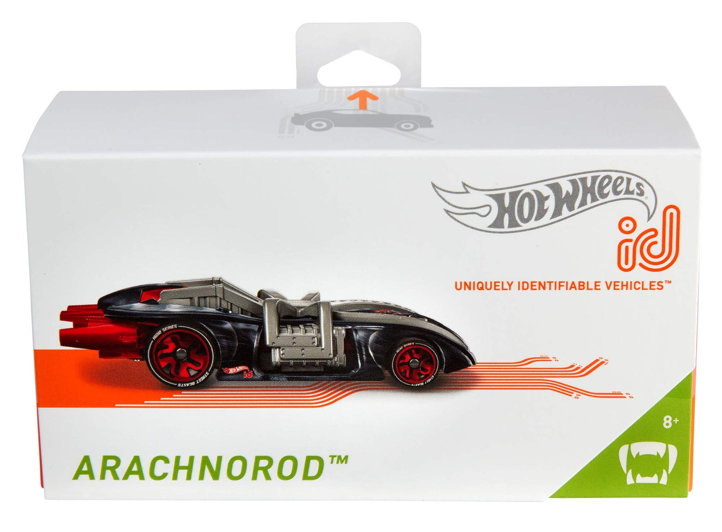 Hot Wheels id Vehicle Arachnorod Embedded NFC Chip Uniquely Identifiable 1:64 Scale Ages 8 and Older
