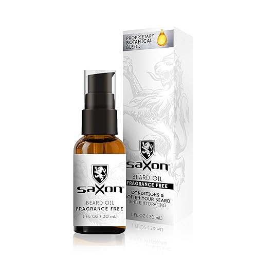 Saxon Beard Oil, Fragrance Free