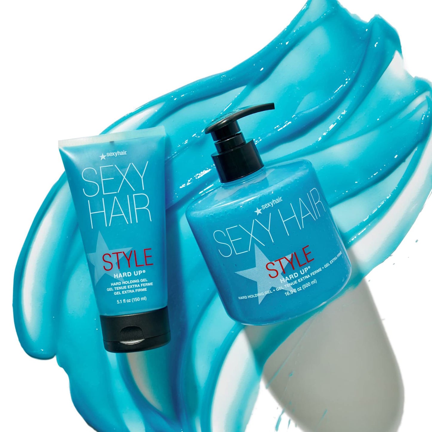SexyHair Style Hard Up Hard Holding Gel, 10.2 Oz | Extreme Hold | Non-Flaking Formula | All Hair Types Beauty and Personal Care SexyHair