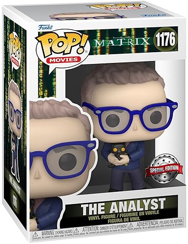 Funko The Matrix Resurrections The Analyst Pop Vinyl Figure, 9.5cm Tall
