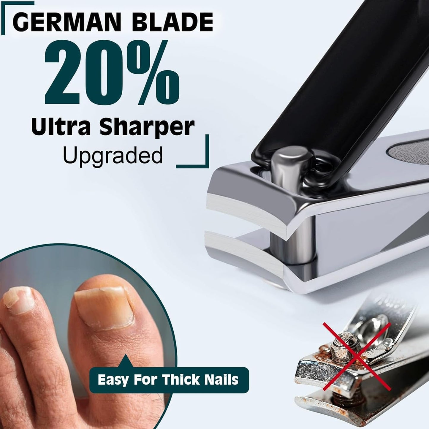Nail Clippers Set, Fingernail and Toenail Clipper Cutters Kit Beauty and Personal Care MPKDZNE