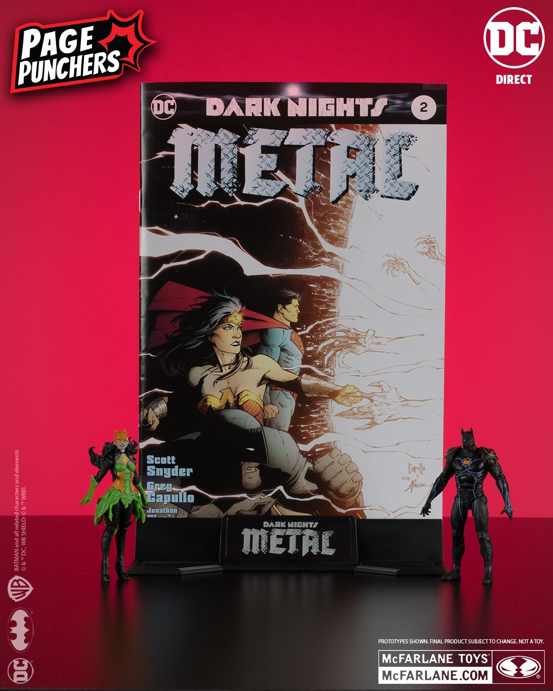 McFarlane Toys - DC Direct Page Punchers 2pk Batman of Earth -44 & Batman of Earth -11 3in Figures with Comic