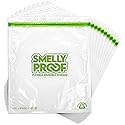 Reusable Storage Bags for Food by Smelly Proof Bags - MADE IN USA, Easy Clean, Dishwasher-Safe, BPA FREE, NO PEVA, XL 3-mil Thick Bags, Extra Large…