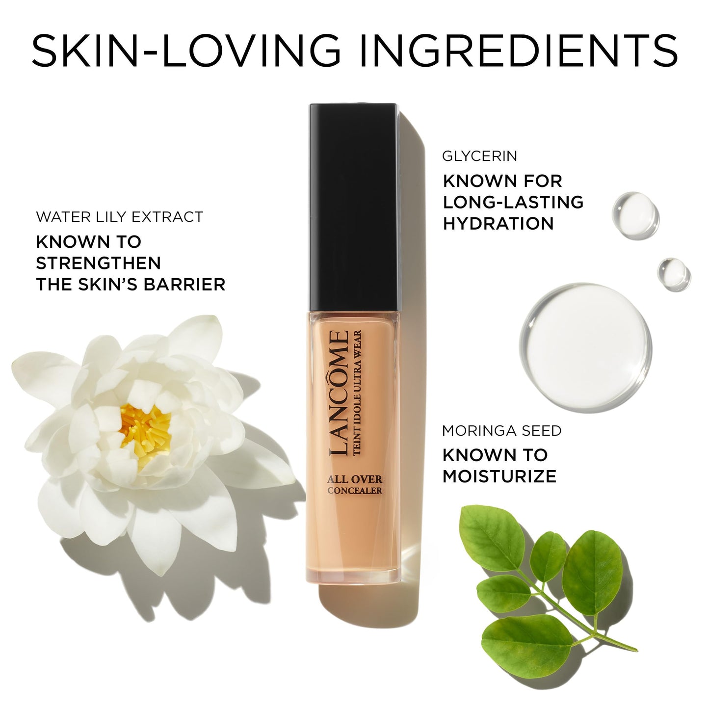 Lancôme Teint Idole Ultra Wear All Over Full Coverage Concealer - Natural Matte Finish & Lightweight Under Eye Concealer - Up To 24H Wear - 215 Buff Beauty and Personal Care Lancôme