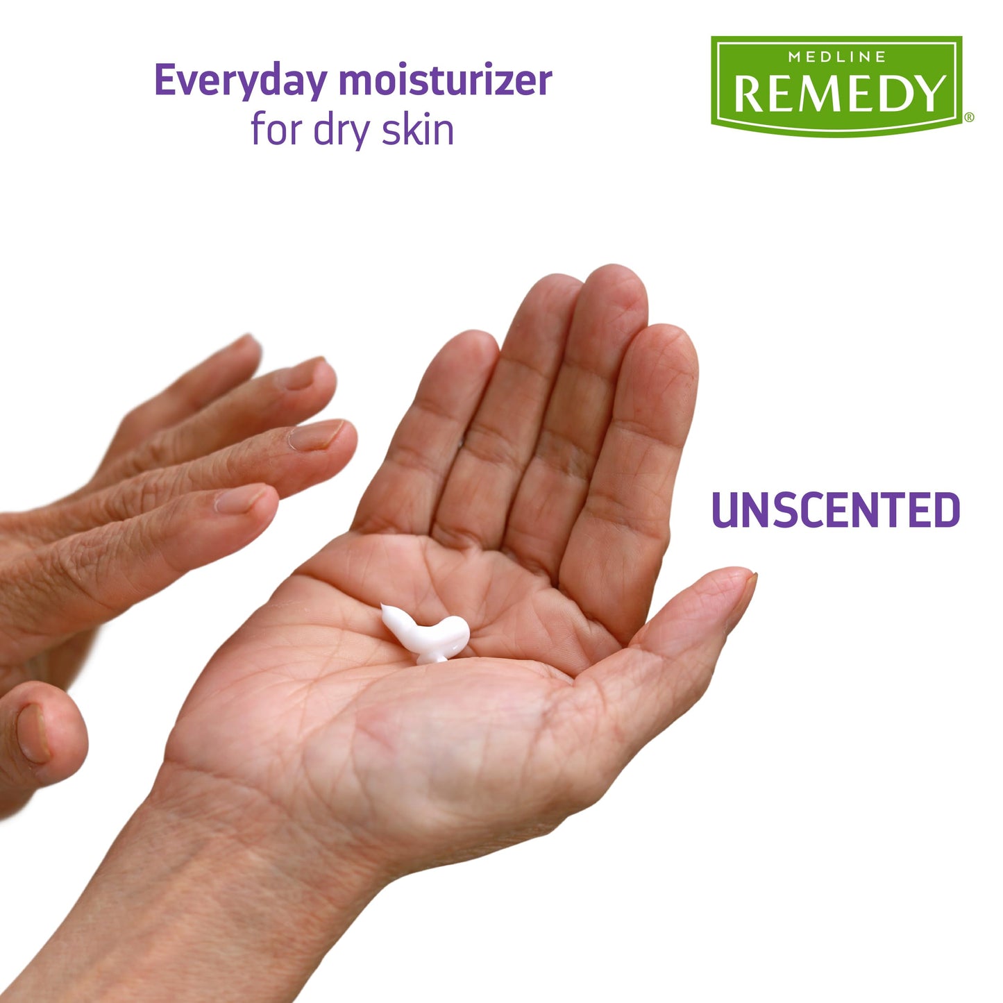 Medline Remedy Essentials Moisturizing Body Lotion (2 oz Bottle), Unscented, Travel-Size, Hydrating, Non-Greasy, For Dry Skin, Hypoallergenic, Men