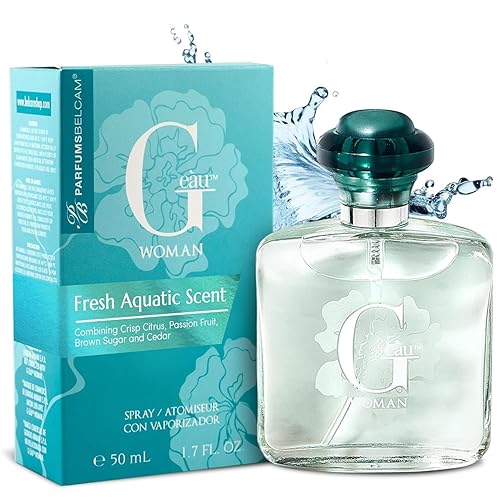 PB ParfumsBelcam G eàu Woman Eau De Parfum Spray for Women - 50 mL Affordable Long Lasting Perfume with Fresh Aquatic Fragrance & Chic Citrus Scent