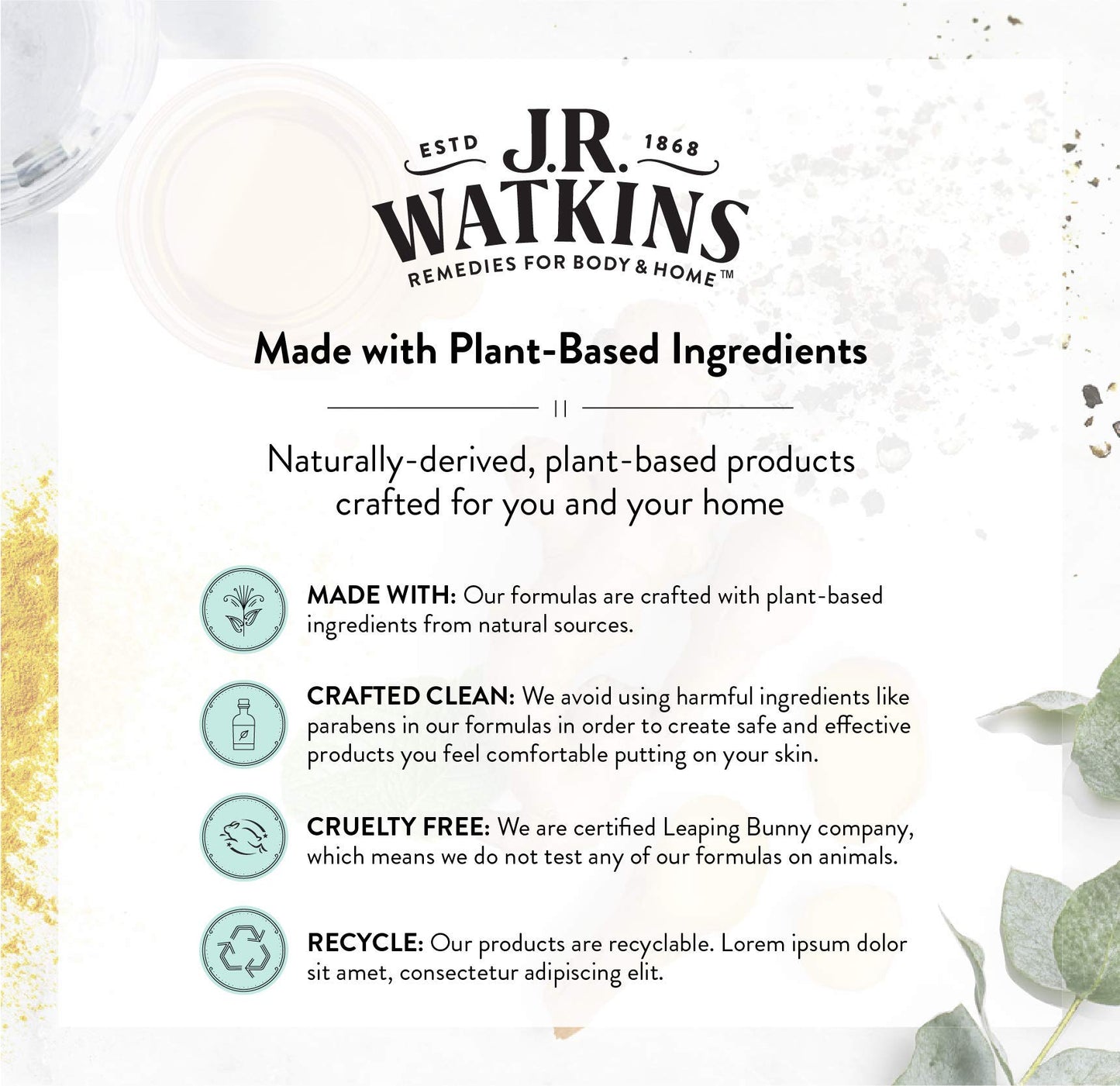 J.R. Watkins Daily Moisturizing Coconut Milk and Honey Body Wash, 18 Fl Oz