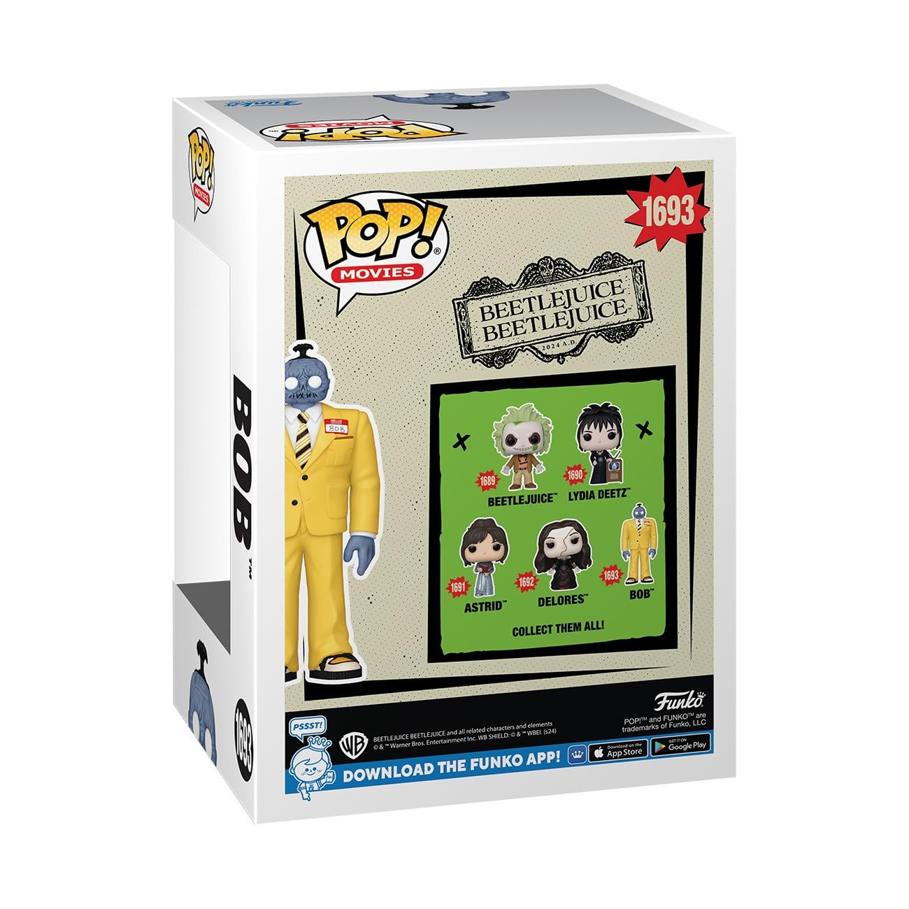 Funko POP Movies: Beetlejuice Beetlejuice - Bob - Collectable Vinyl Figure - Gift Idea - Official Merchandise - for Kids & Adults - Horror Fans…