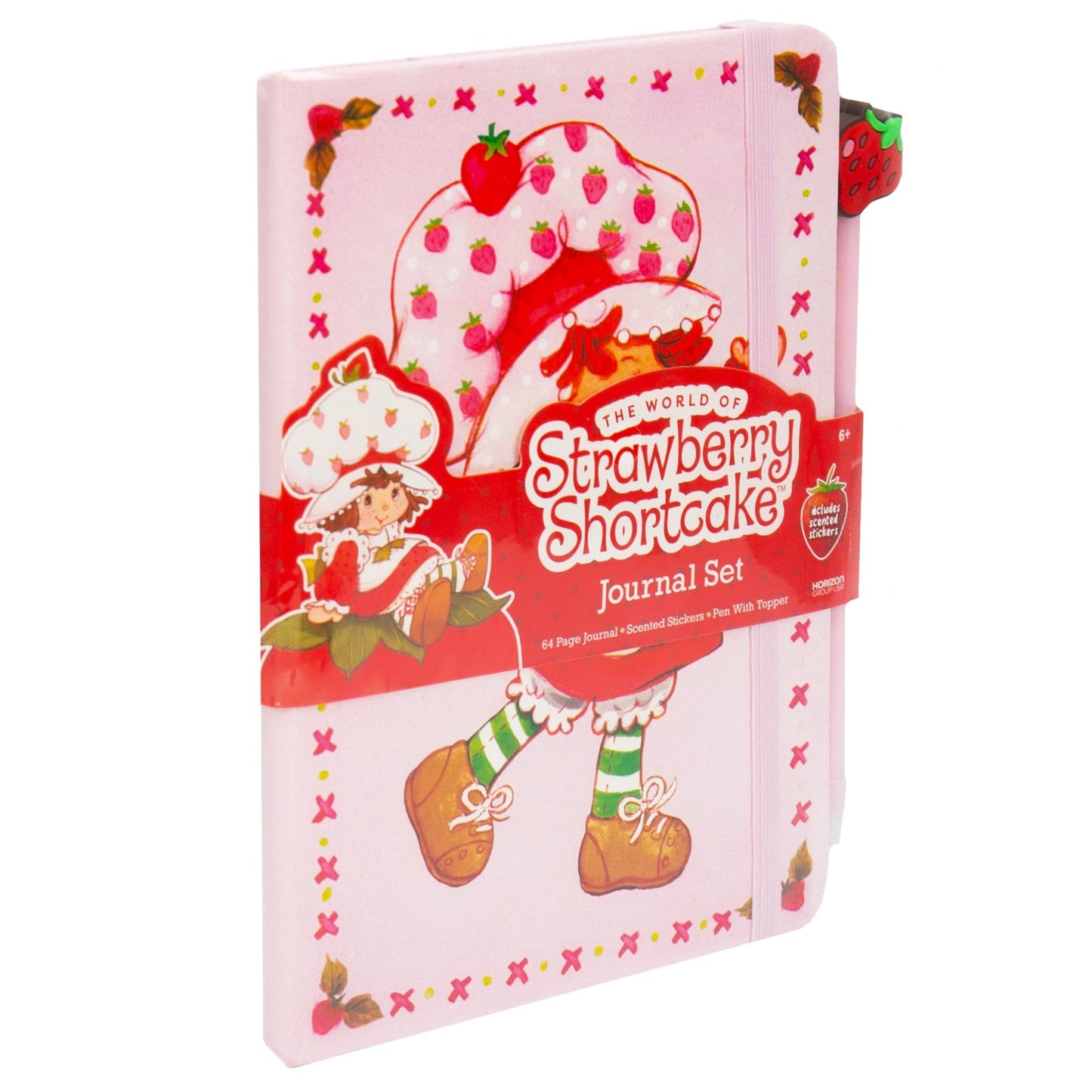 Strawberry Shortcake Journal Set – Diary Kit with Pen & Scented Stickers, Cute Stationery Gift for Girls, Perfect for Ages 8+