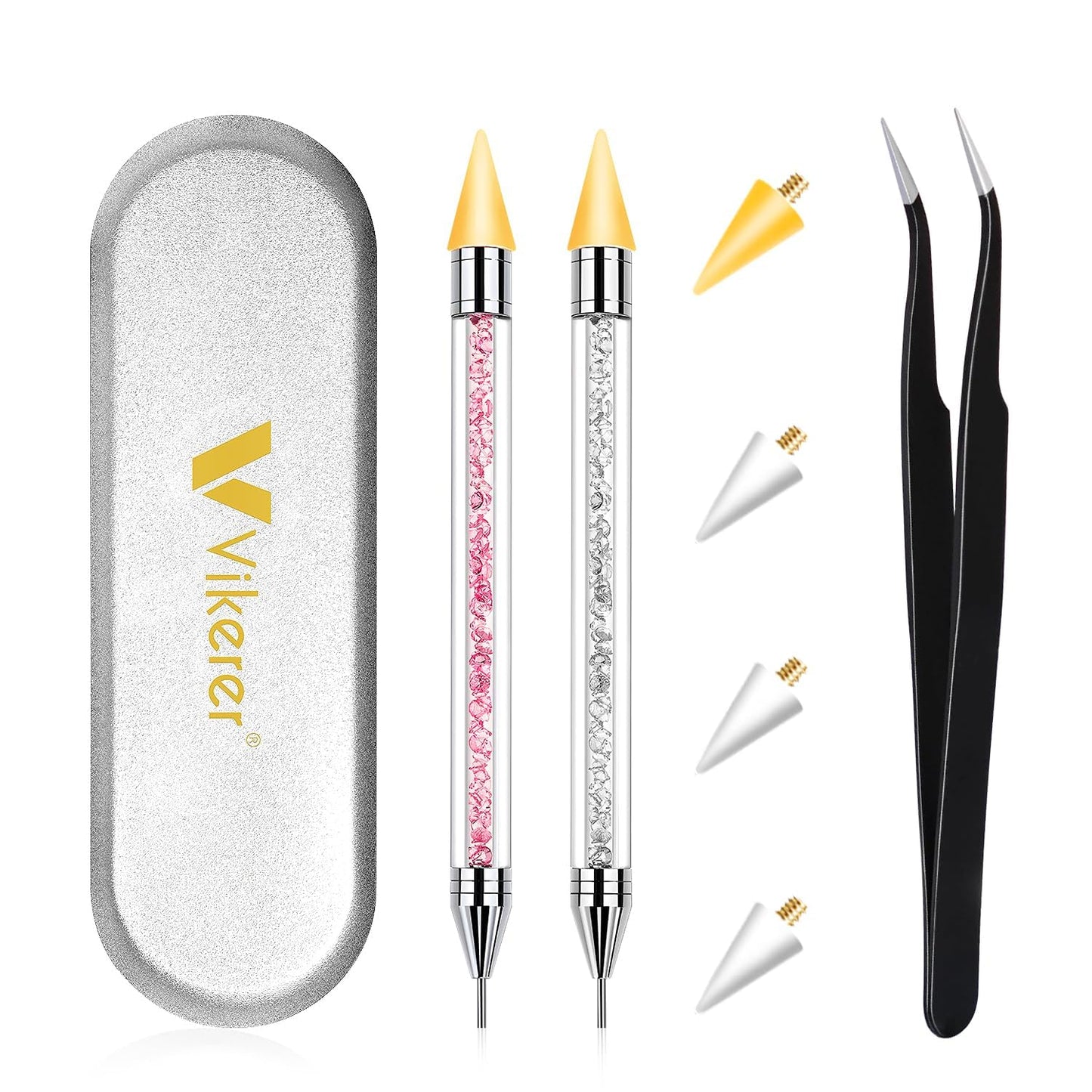 Vikerer Rhinestone Picker Tool, Bedazzling Pen Dotting Tools Beauty and Personal Care Vikerer