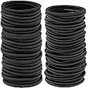 YXYL Hair Ties - 220 PCS Black Hair Ties, Premium Elastic Hair Bands for Women Men Ponytail Holders, Hair Elastics Tie for Medium Thick Curly Hair