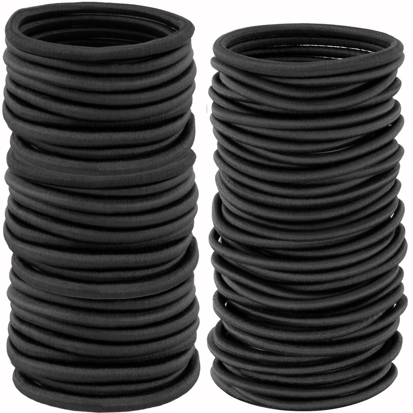 YXYL Hair Ties - 220 PCS Black Hair Ties, Premium Elastic Hair Bands for Women Men Ponytail Holders, Hair Elastics Tie for Medium Thick Curly Hair