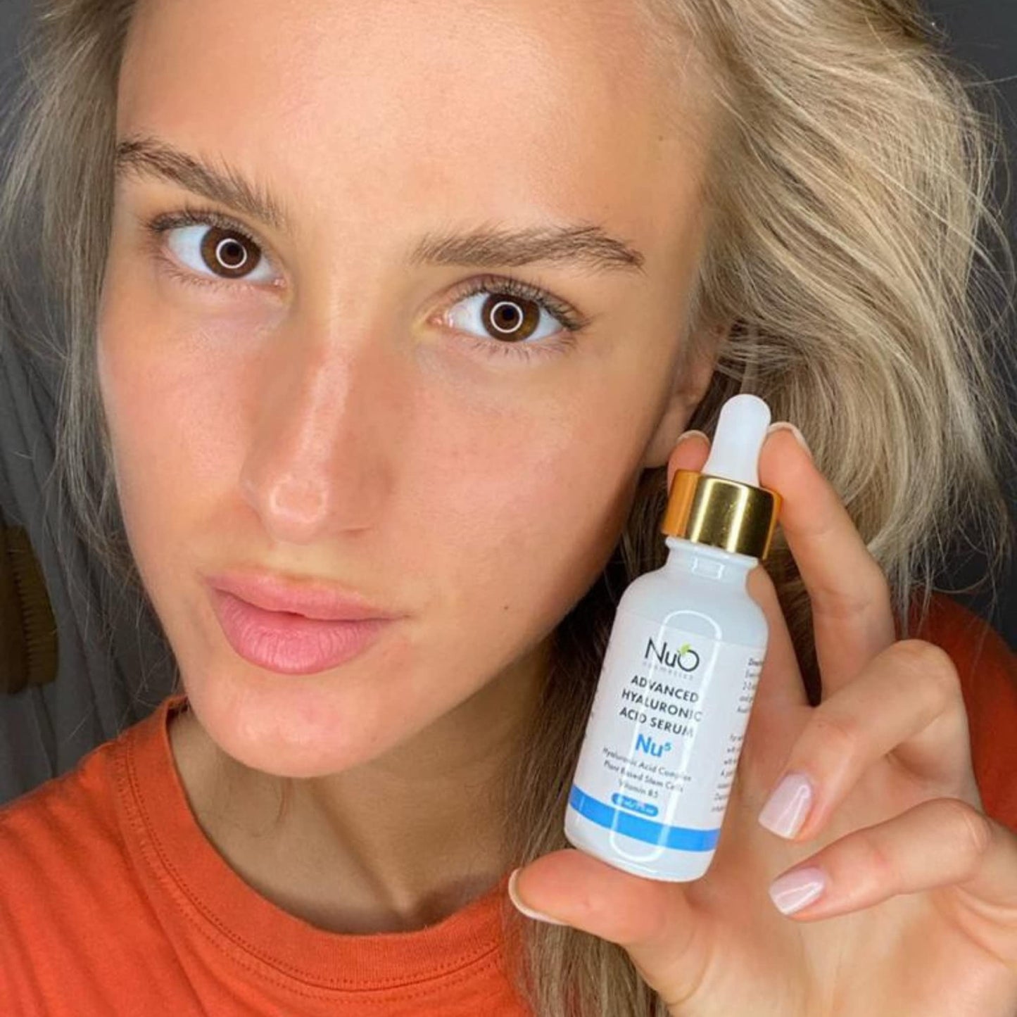nuorganic Hyaluronic Acid + B5 + Plant Stem Cells: Skin Feels Hydrated, Plumper, Dewy and Rejuvenated - PhytoCellular Science + Multi Molecular + 100